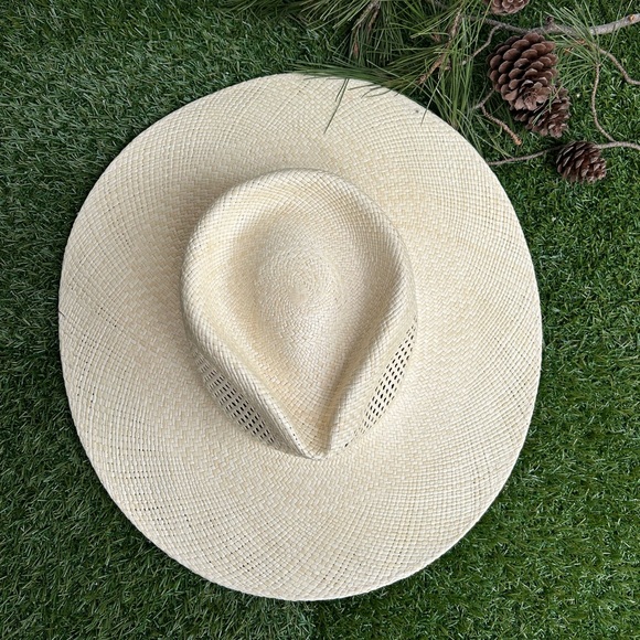 BRIXTON
JO PANAMA STRAW
RANCHER HAT Color: Catalina Sand size S like new - Picture 11 of 16